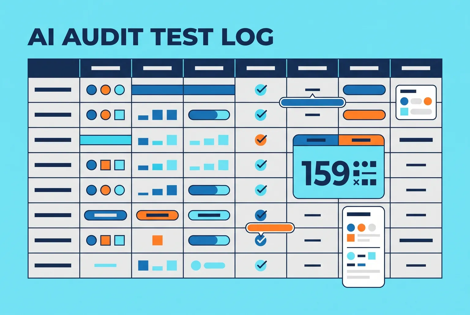 AI audit test log